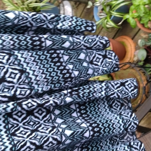 Boho Split Skirt/Wide leg pants 3x - Picture 4 of 7